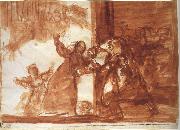 Francisco Goya Drawing for Poor folly Spain oil painting artist